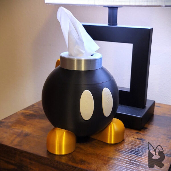 Super Mario Bros Bob-Omb Tissue Box